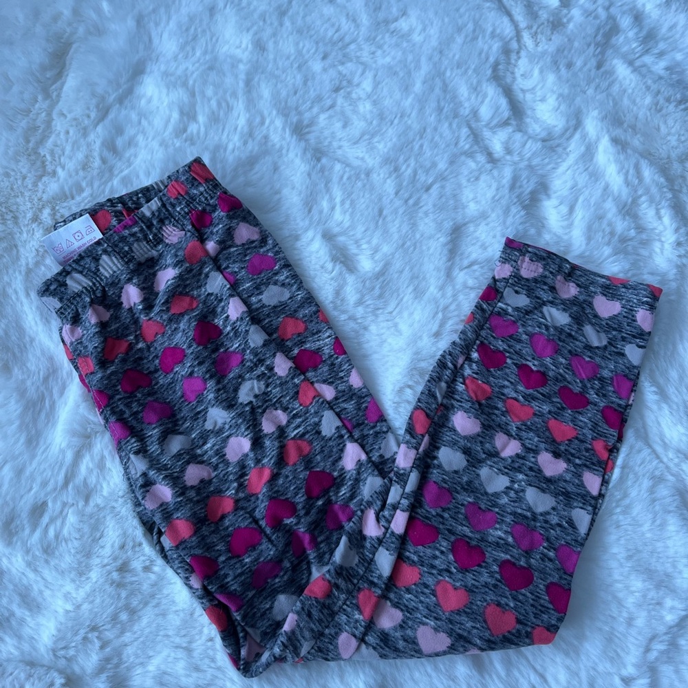 Source Unknown Pink and Gray Leggings Vibrant Pattern